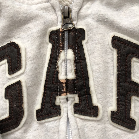 Gap Toddler Logo Zip Hoodie Size 3 Years Old - Picture 6 of 7